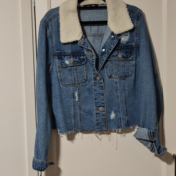 Jay Jays Distressed Denim Jacket 
